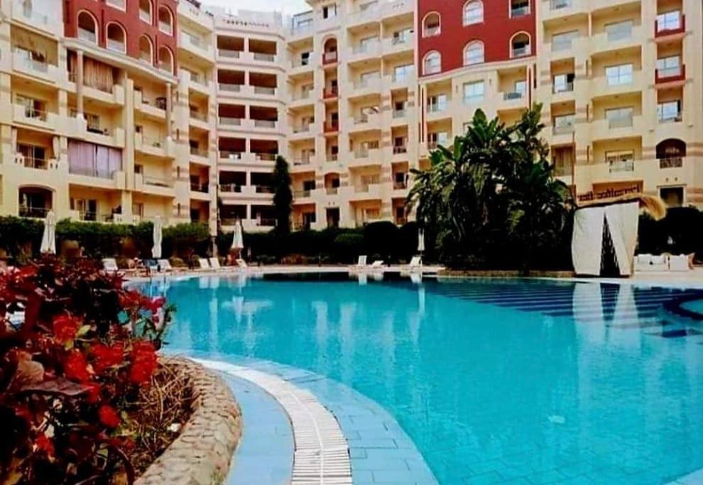 Sunny Studio With 3 Swimming Pools Florenza Хургада Екстер'єр фото
